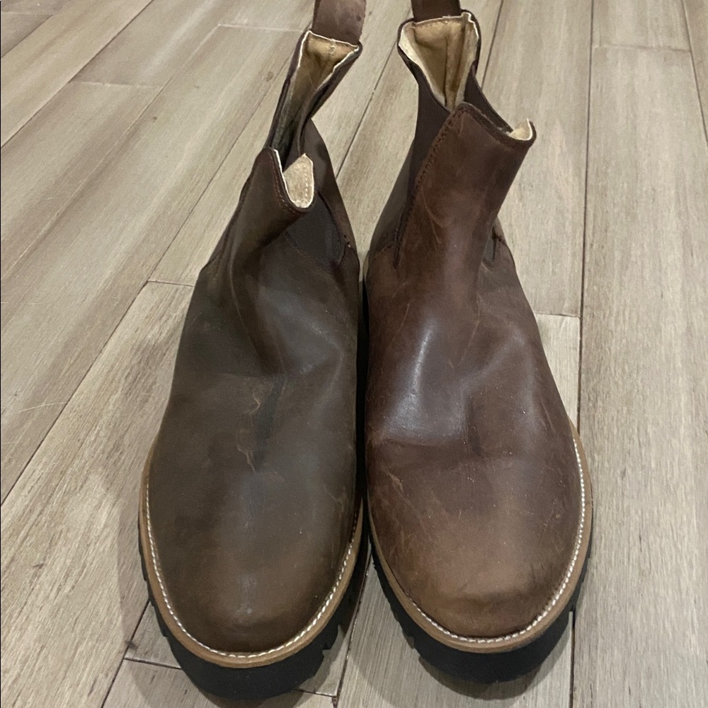 Size 12 Line of Trade leather Chelsea boots - Picture 2 of 9